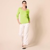 Amazon Essentials Women’s Lightweight Long-Sleeve V-Neck Sweater(Neon Yellow)