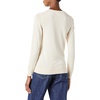 Amazon Essentials Women’s Lightweight Long-Sleeve V-Neck Sweater(Pale Peach)