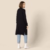 Amazon Essentials Women’s Lightweight Longer Length Open-Front Long-Sleeve Cardigan Sweater(Black)