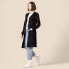 Amazon Essentials Women’s Lightweight Longer Length Open-Front Long-Sleeve Cardigan Sweater(Black)