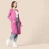 Amazon Essentials Women’s Lightweight Longer Length Open-Front Long-Sleeve Cardigan Sweater(Bright Pink)