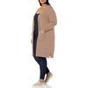 Amazon Essentials Women’s Lightweight Longer Length Open-Front Long-Sleeve Cardigan Sweater(Camel Heather)