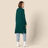 Amazon Essentials Women’s Lightweight Longer Length Open-Front Long-Sleeve Cardigan Sweater(Green Botanical)