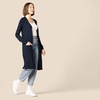 Amazon Essentials Women’s Lightweight Longer Length Open-Front Long-Sleeve Cardigan Sweater(Navy)