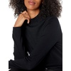 Amazon Essentials Women’s Lightweight Mock Neck Pullover Sweater, Regular Fit (Available in Plus Size)(Black)