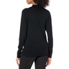 Amazon Essentials Women’s Lightweight Mock Neck Pullover Sweater, Regular Fit (Available in Plus Size)(Black)