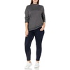 Amazon Essentials Women’s Lightweight Mock Neck Pullover Sweater, Regular Fit (Available in Plus Size)(Charcoal Heather)