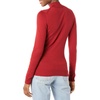 Amazon Essentials Women’s Lightweight Mock Neck Pullover Sweater, Regular Fit (Available in Plus Size)(Dark Red)