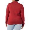 Amazon Essentials Women’s Lightweight Mock Neck Pullover Sweater, Regular Fit (Available in Plus Size)(Dark Red)