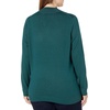 Amazon Essentials Women’s Lightweight Mock Neck Pullover Sweater, Regular Fit (Available in Plus Size)(Forest Green)