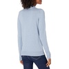 Amazon Essentials Women’s Lightweight Mock Neck Pullover Sweater, Regular Fit (Available in Plus Size)(Indigo Blue Heather)