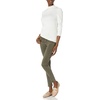 Amazon Essentials Women’s Lightweight Mock Neck Pullover Sweater, Regular Fit (Available in Plus Size)(Ivory)
