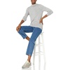 Amazon Essentials Women’s Lightweight Mock Neck Pullover Sweater, Regular Fit (Available in Plus Size)(Light Grey Heather)