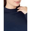 Amazon Essentials Women’s Lightweight Mock Neck Pullover Sweater, Regular Fit (Available in Plus Size)(Navy)