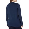 Amazon Essentials Women’s Lightweight Mock Neck Pullover Sweater, Regular Fit (Available in Plus Size)(Navy)