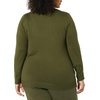 Amazon Essentials Women’s Lightweight Mock Neck Pullover Sweater, Regular Fit (Available in Plus Size)(Olive)