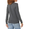 Amazon Essentials Women’s Lightweight Soft Crewneck Sweater, 100% Cotton, Plus(Charcoal Heather)