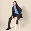 Amazon Essentials Women’s Long Sleeve Fisherman Cable Knit Turtleneck Sweater (Available in Plus Size)(Blue)