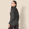 Amazon Essentials Women’s Long Sleeve Fisherman Cable Knit Turtleneck Sweater (Available in Plus Size)(Charcoal Heather)