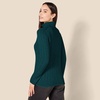 Amazon Essentials Women’s Long Sleeve Fisherman Cable Knit Turtleneck Sweater (Available in Plus Size)(Forest Green)