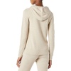 Amazon Essentials Women’s Long Sleeve Soft Touch Hooded Pullover Sweater(Beige)
