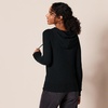Amazon Essentials Women’s Long Sleeve Soft Touch Hooded Pullover Sweater(Black)