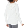 Amazon Essentials Women’s Long Sleeve Soft Touch Hooded Pullover Sweater(Eggshell White)