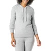 Amazon Essentials Women’s Long Sleeve Soft Touch Hooded Pullover Sweater(Grey Heather)
