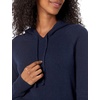Amazon Essentials Women’s Long Sleeve Soft Touch Hooded Pullover Sweater(Navy)