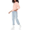 Amazon Essentials Women’s Long Sleeve Soft Touch Hooded Pullover Sweater(Peach)