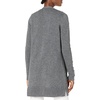 Amazon Essentials Women’s Long-Sleeve Jersey Stitch Open-Front Cardigan(Charcoal Heather)