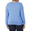Amazon Essentials Women’s Long-Sleeve Lightweight Crewneck Sweater, Flattering (Available in Plus Size)(Blue)