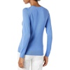 Amazon Essentials Women’s Long-Sleeve Lightweight Crewneck Sweater, Flattering (Available in Plus Size)(Blue)