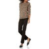 Amazon Essentials Women’s Long-Sleeve Lightweight Crewneck Sweater, Flattering (Available in Plus Size)(Camel Cheetah)