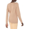 Amazon Essentials Women’s Long-Sleeve Lightweight Crewneck Sweater, Flattering (Available in Plus Size)(Camel Heather)