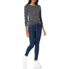 Amazon Essentials Women’s Long-Sleeve Lightweight Crewneck Sweater, Flattering (Available in Plus Size)(Grey Cheetah Print)