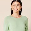 Amazon Essentials Women’s Long-Sleeve Lightweight Crewneck Sweater, Flattering (Available in Plus Size)(Light Jade Green)