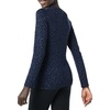 Amazon Essentials Women’s Long-Sleeve Lightweight Crewneck Sweater, Flattering (Available in Plus Size)(Navy Cheetah)