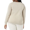 Amazon Essentials Women’s Long-Sleeve Lightweight Crewneck Sweater, Flattering (Available in Plus Size)(Oatmeal Heather)