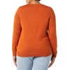 Amazon Essentials Women’s Long-Sleeve Lightweight Crewneck Sweater, Flattering (Available in Plus Size)(Rust)