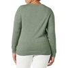 Amazon Essentials Women’s Long-Sleeve Lightweight Crewneck Sweater, Flattering (Available in Plus Size)(Sage Green Heather)