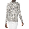 Amazon Essentials Women’s Long-Sleeve Lightweight Crewneck Sweater, Flattering (Available in Plus Size)(White Cheetah Print)