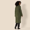 Amazon Essentials Women’s Oversized-Fit Cotton Blend Heavyweight Texture Stitch Long Cardigan Sweater with Pockets(Dark Olive)
