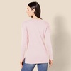Amazon Essentials Women’s Regular Fit Lightweight V-Neck Tunic Sweater, Long Sleeve(Light Pink)