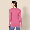 Amazon Essentials Women’s Regular Fit Lightweight V-Neck Tunic Sweater, Long Sleeve(Pink Heather)