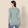 Amazon Essentials Women’s Regular Fit Lightweight V-Neck Tunic Sweater, Long Sleeve(Sage Green Heather)