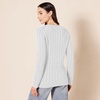 Amazon Essentials Women’s Regular Fit Soft Cotton Cable Knit Ribbed Crewneck Sweater (Available in Plus Size)(White)