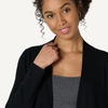 Amazon Essentials Women’s Regular-Fit Lightweight Soft Duster Length Cardigan Sweater(Black)