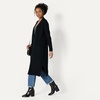 Amazon Essentials Women’s Regular-Fit Lightweight Soft Duster Length Cardigan Sweater(Black)