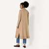 Amazon Essentials Women’s Regular-Fit Lightweight Soft Duster Length Cardigan Sweater(Camel Heather)